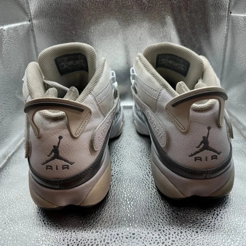 Size‎ 12 Nike Air Jordan 6 Rings Cool Gray White Mens Patent Leather 322992-121
